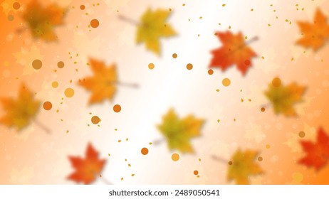 Autumn theme elegant vector background. Design for presentation, website, landing page, wallpaper, flyer, booklet, banner
