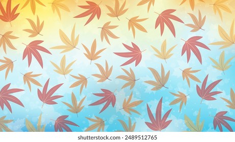 Autumn theme elegant vector background. Design for presentation, website, landing page, wallpaper, flyer, booklet, banner
