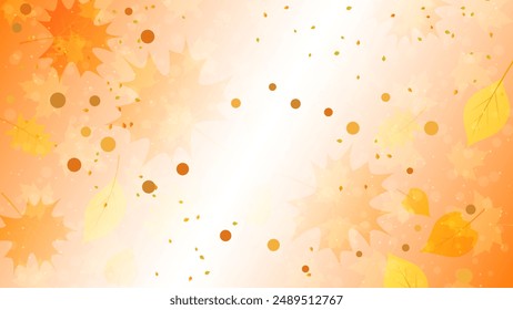 Autumn theme elegant vector background. Design for presentation, website, landing page, wallpaper, flyer, booklet, banner