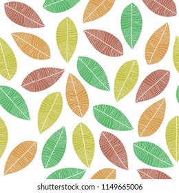autumn theme simple fun seamless pattern design