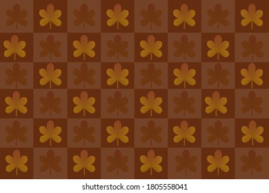Autumn themed digital paper vector illustration