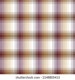 Autumn tones blurred plaid  Seamless vector tartan pattern suitable for fashion  home decor   stationary 