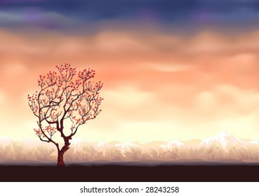 Autumn tree background  (other landscapes are in my gallery)