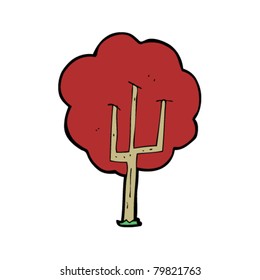 autumn tree cartoon