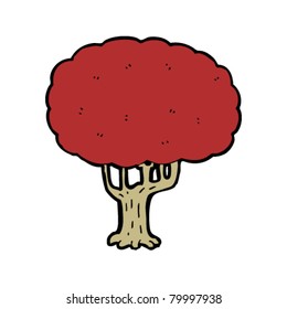 autumn tree cartoon
