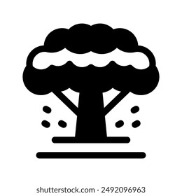 Autumn Tree Icon Vector Symbol Design Illustration