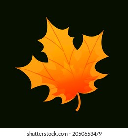 Autumn Tree Leaf. Fall Collection. Vector illustration.