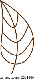 Autumn Tree Leaf Vector Illustration