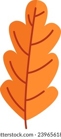 Autumn Tree Leaf Vector Illustration