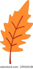 Autumn Tree Leaf Vector Illustration