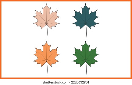 Autumn Tree Leafs Line Art, Fall Leaves Crafts Gnome Design, Magic Clipart Halloween Tree Leafs Illustration, And Vector Design.