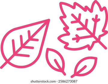 Autumn Tree Leafs vector icon. Can be used for printing, mobile and web applications.