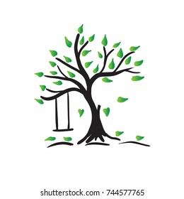 autumn tree logo