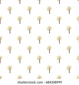 Autumn tree pattern