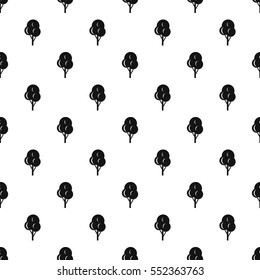 Autumn tree pattern. Simple illustration of autumn tree vector pattern for web