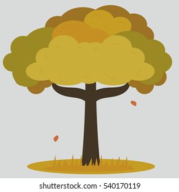 Autumn tree Vector
