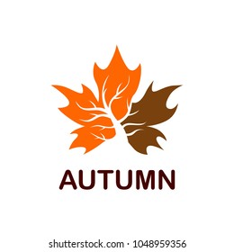 autumn tree. vector illustration. logo. icon