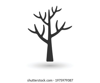 autumn tree. vector illustration. logo. icon