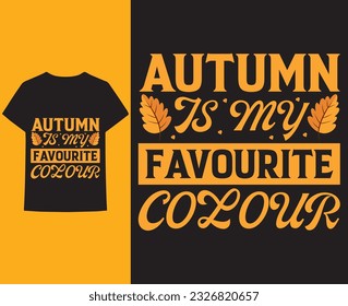autumn t-shirt design, autumn elements