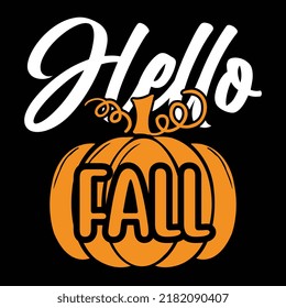 Autumn t-shirt design, I love fall, vector element, typography design
