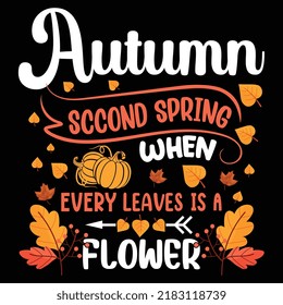 Autumn t-shirt design, I love fall, vector element, typography design bundle