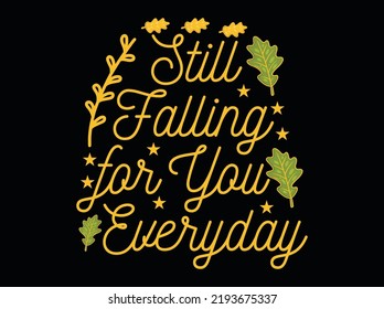 Autumn t-shirt design vector  file