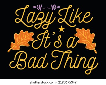 Autumn t-shirt design vector  file