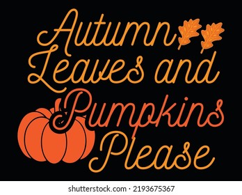 Autumn t-shirt design vector  file