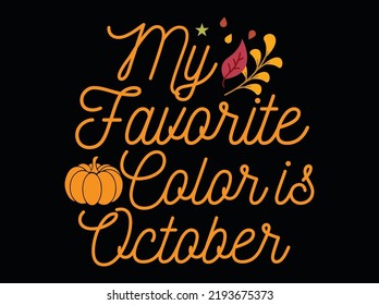Autumn t-shirt design vector  file