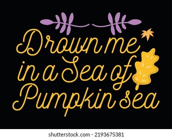 Autumn t-shirt design vector  file