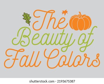 Autumn t-shirt design vector  file