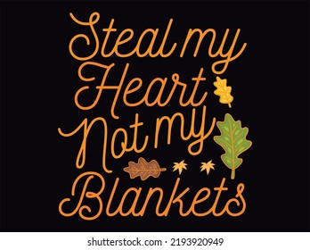 Autumn t-shirt  design vector file