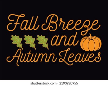 Autumn t-shirt  design vector file