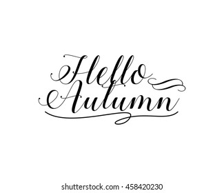 autumn typography typographic creative writing text image icon
