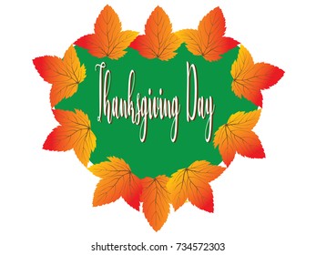 Autumn und thanksgiving day.Vector