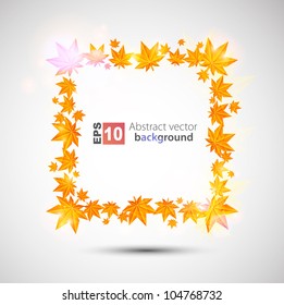 Autumn vector background.