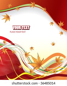 Autumn vector background