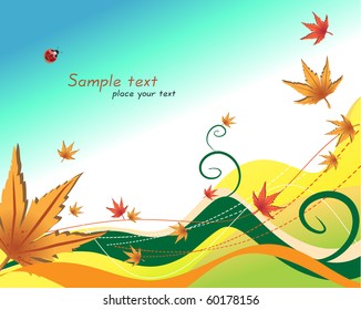 Autumn vector background