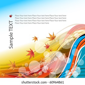 Autumn vector background