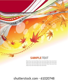 Autumn vector background