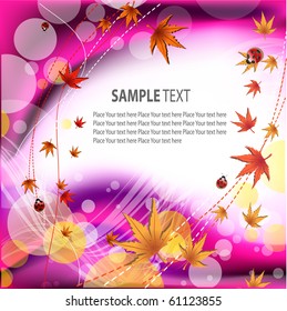 Autumn vector background
