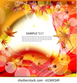 Autumn vector background