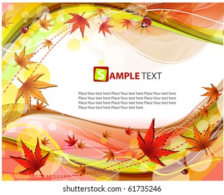 Autumn vector background