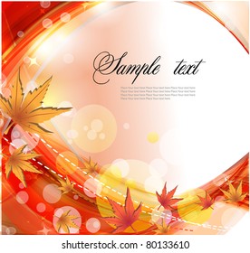 Autumn vector background