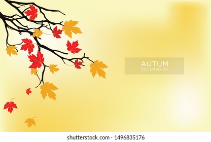 Autumn vector background eps 10