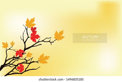 Autumn vector background eps 10