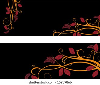 autumn vector banner