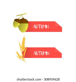 Autumn vector banners