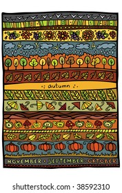 Autumn vector design background