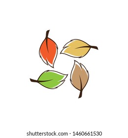 Autumn vector icon illustration design